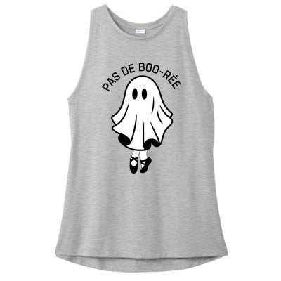 Pas De BooréE Funny Ballet Ghosts Halloween Dance Ladies PosiCharge Tri-Blend Wicking Tank