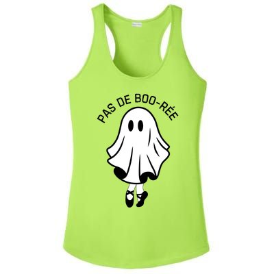 Pas De BooréE Funny Ballet Ghosts Halloween Dance Ladies PosiCharge Competitor Racerback Tank