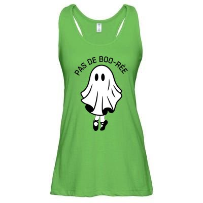 Pas De BooréE Funny Ballet Ghosts Halloween Dance Ladies Essential Flowy Tank