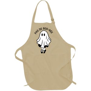 Pas De BooréE Funny Ballet Ghosts Halloween Dance Full-Length Apron With Pockets