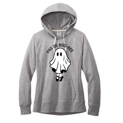 Pas De BooréE Funny Ballet Ghosts Halloween Dance Women's Fleece Hoodie