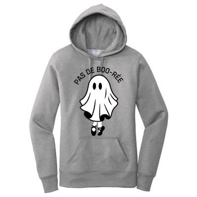 Pas De BooréE Funny Ballet Ghosts Halloween Dance Women's Pullover Hoodie