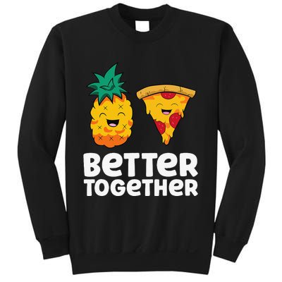 Pineapple Does Belong On Pizza Fan Pineapple Pizza Sweatshirt