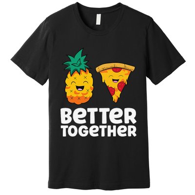 Pineapple Does Belong On Pizza Fan Pineapple Pizza Premium T-Shirt