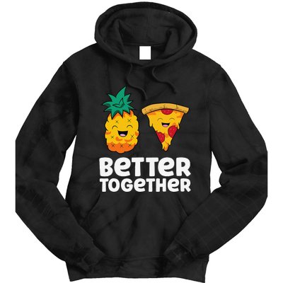 Pineapple Does Belong On Pizza Fan Pineapple Pizza Tie Dye Hoodie