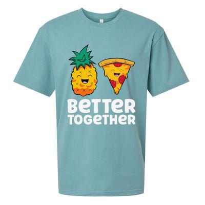 Pineapple Does Belong On Pizza Fan Pineapple Pizza Sueded Cloud Jersey T-Shirt