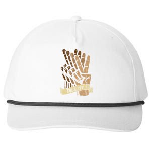 Peace Diversity Blm Racial Justice And Hu Equality Gift Snapback Five-Panel Rope Hat