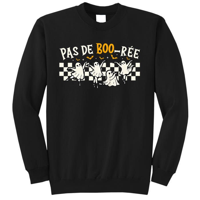 Pas De Boo RéE Ghost Ballet Dancer Halloween Dance Teacher Sweatshirt