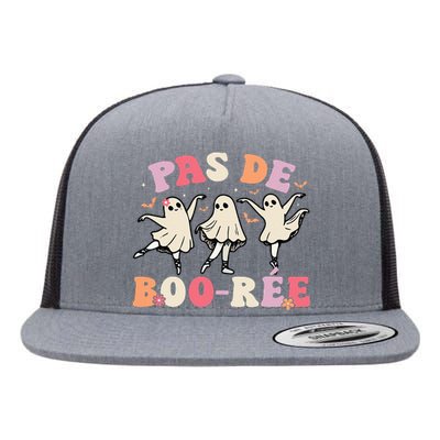 Pas De Boo RéE Ghost Ballet Dancer Halloween Dance Teacher Flat Bill Trucker Hat