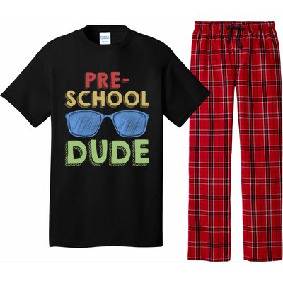 Preschool Dude Back To School First Day Of Preschool Meaningful Gift Pajama Set