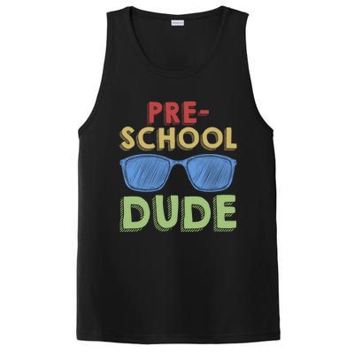 Preschool Dude Back To School First Day Of Preschool Meaningful Gift PosiCharge Competitor Tank