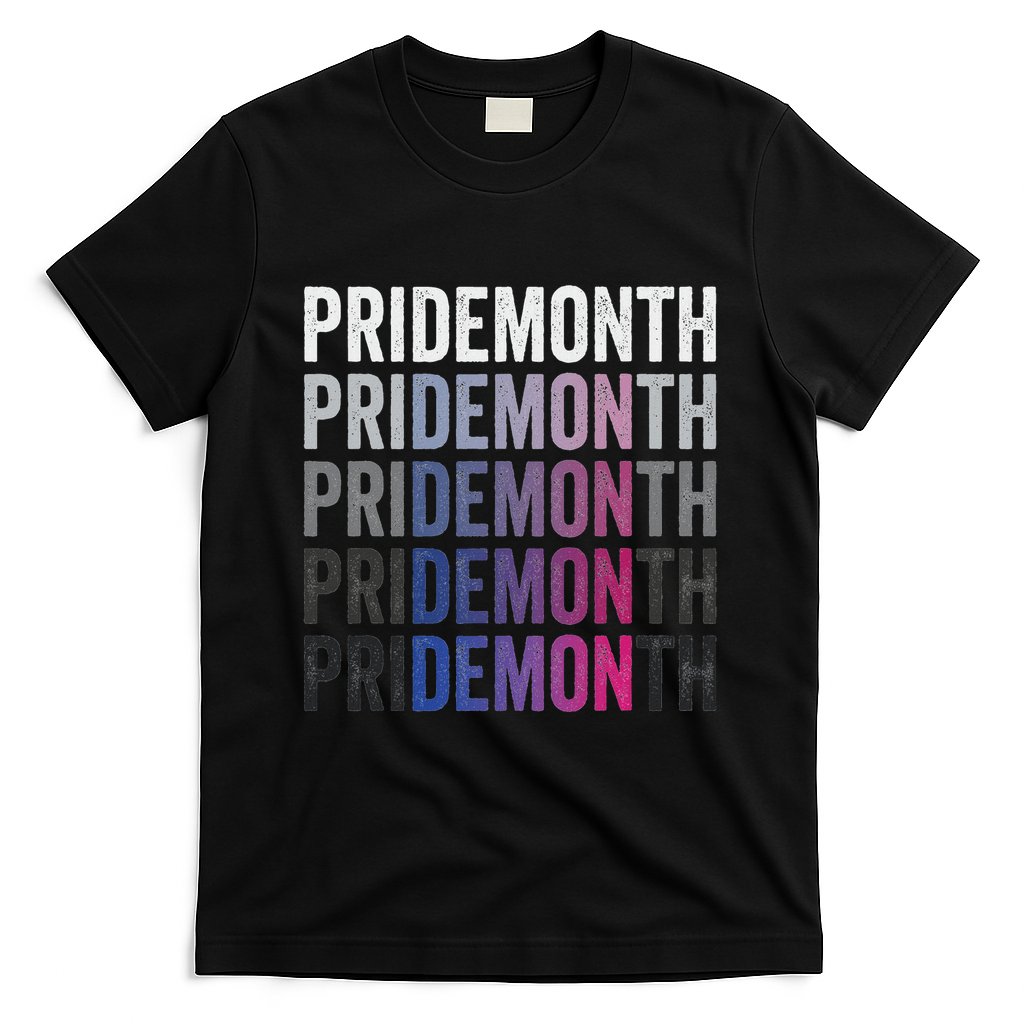 Pride Demon Bisexual Bi Pride Month Lgbtq Gay Lesbian Queer T-Shirt