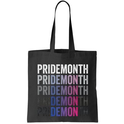 Pride Demon Bisexual Bi Pride Month Lgbtq Gay Lesbian Queer Bag
