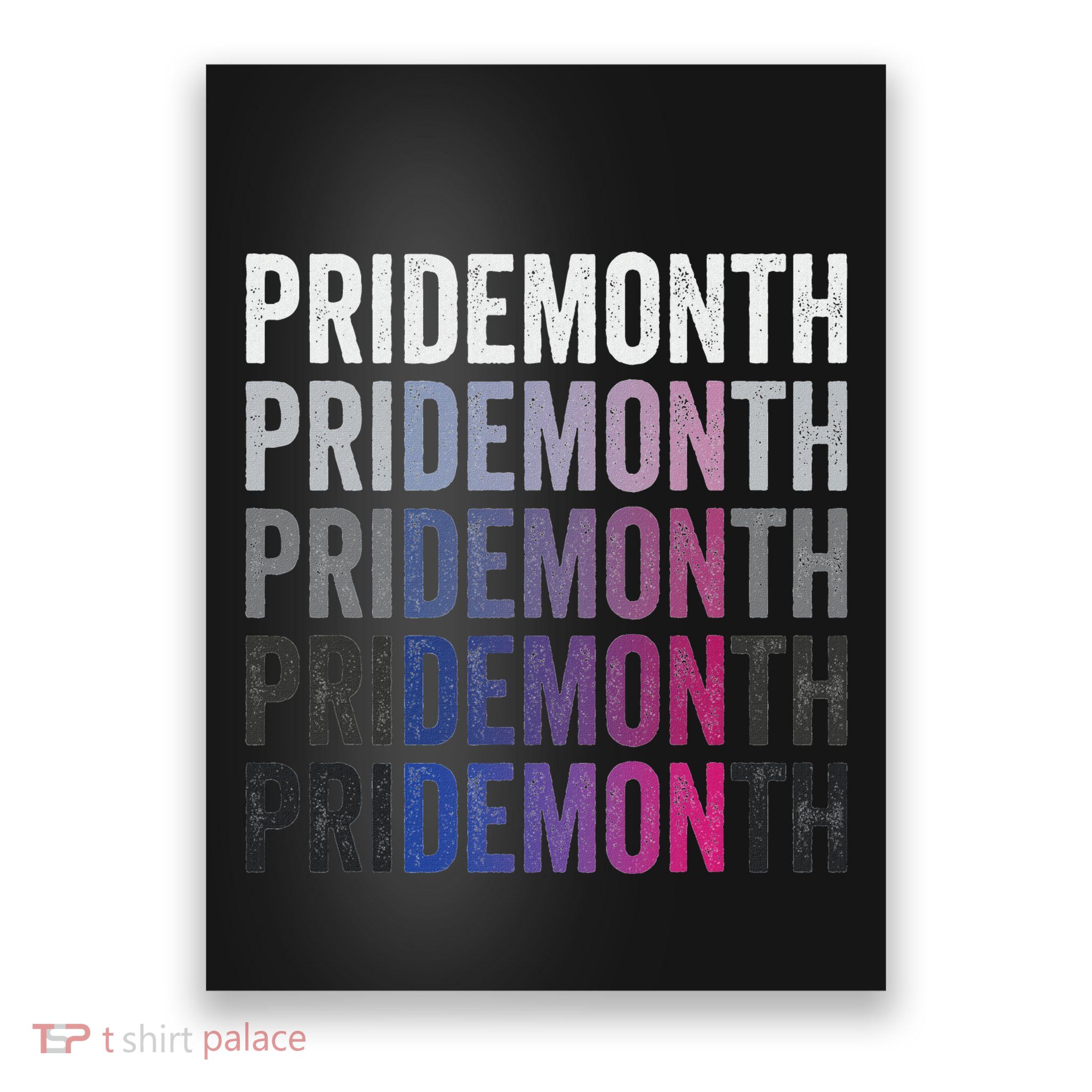 Pride Demon Bisexual Bi Pride Month Lgbtq Gay Lesbian Queer Poster