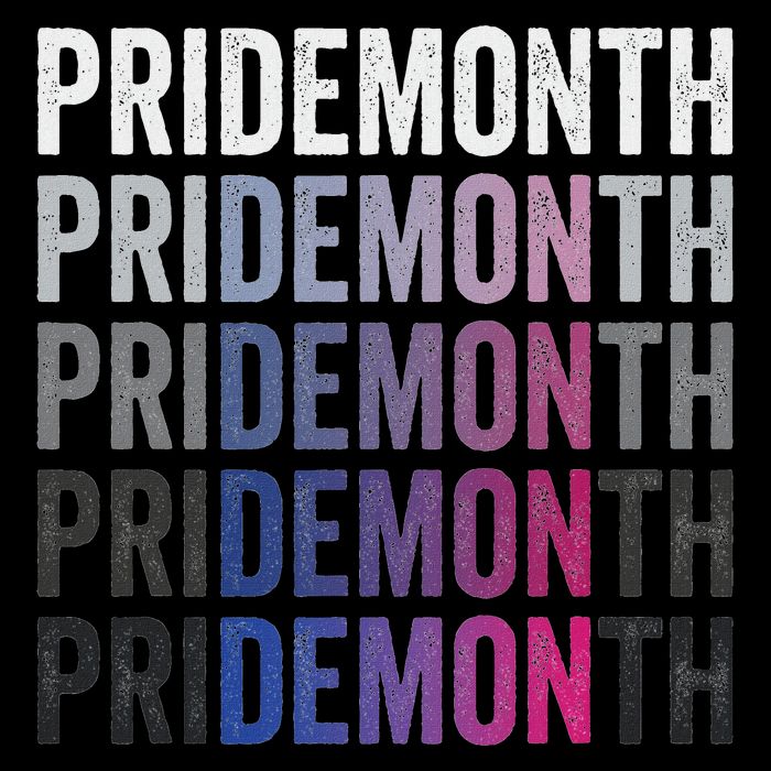 Pride Demon Bisexual Bi Pride Month Lgbtq Gay Lesbian Queer Premium T-Shirt