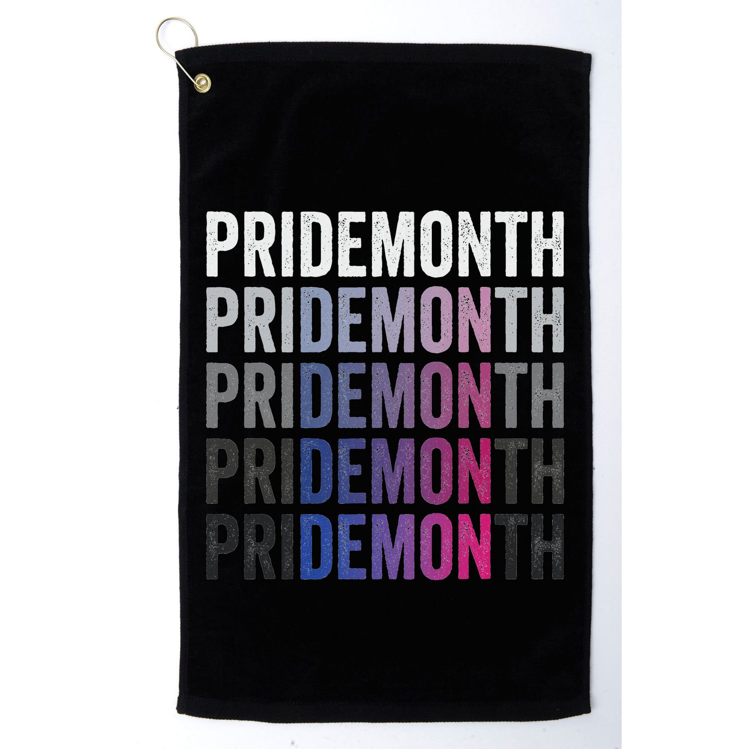 Pride Demon Bisexual Bi Pride Month Lgbtq Gay Lesbian Queer Golf Towel