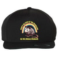 Possum DonT Be Part Of The Problem Be The Whole Problem Wool Snapback Cap