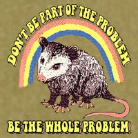 Possum DonT Be Part Of The Problem Be The Whole Problem Garment-Dyed Women's Muscle Tee