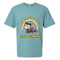 Possum DonT Be Part Of The Problem Be The Whole Problem Sueded Cloud Jersey T-Shirt