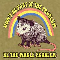 Possum DonT Be Part Of The Problem Be The Whole Problem Garment-Dyed Women's Muscle Tee