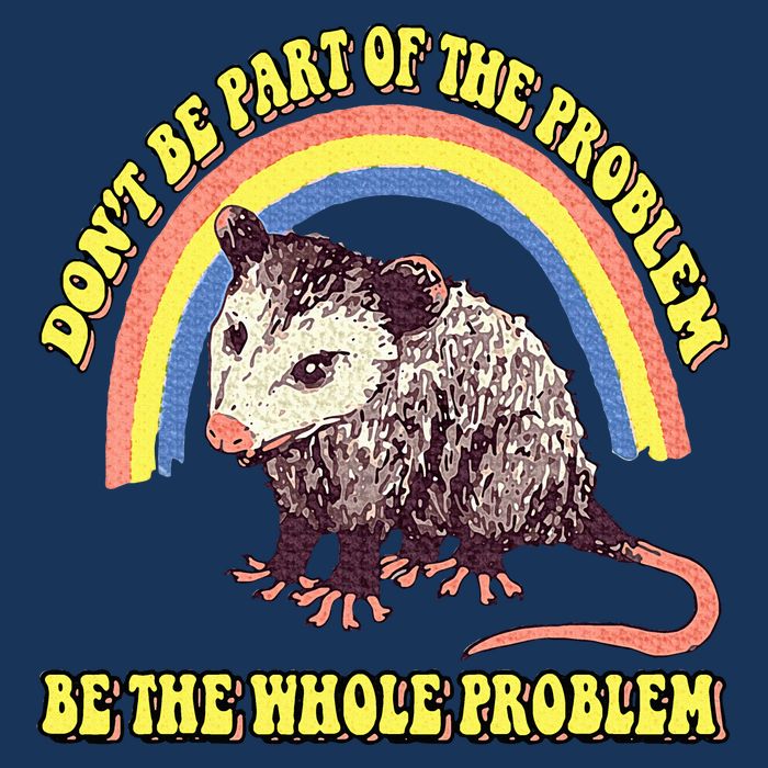 Possum DonT Be Part Of The Problem Be The Whole Problem Infant Baby Jersey Bodysuit