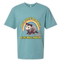 Possum DonT Be Part Of The Problem Be The Whole Problem Sueded Cloud Jersey T-Shirt