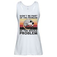 Possum Don't Be Part Of The Problem Be The Whole Problem Ladies Essential Flowy Tank