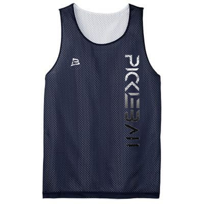 Pickleball Distressed Black White Gradient Mesh Reversible Basketball Jersey Tank