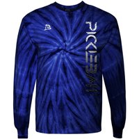 Pickleball Distressed Black White Gradient Tie-Dye Long Sleeve Shirt