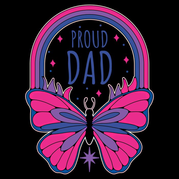 Proud Dad Bi Bisexual Pride Gift Impact Tech Backpack