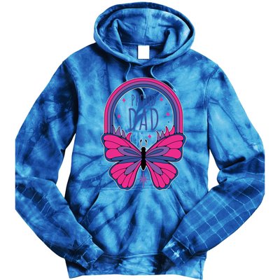 Proud Dad Bi Bisexual Pride Gift Tie Dye Hoodie