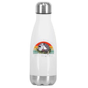 Possum Don't Be Part Of The Problem Be The Whole Problem Stainless Steel Insulated Water Bottle