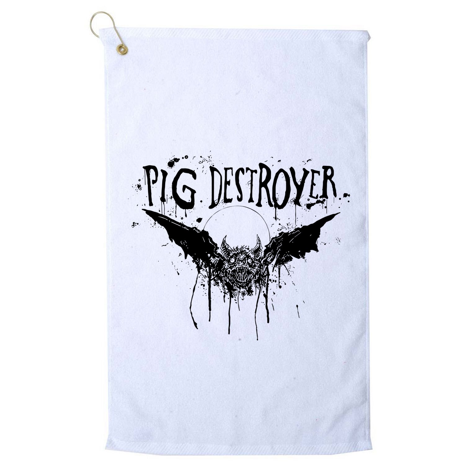 Pig Destroyer Bat Golf Towel