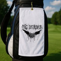 Pig Destroyer Bat Golf Towel
