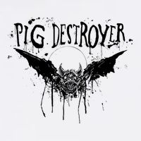 Pig Destroyer Bat Cropped Pullover Crew
