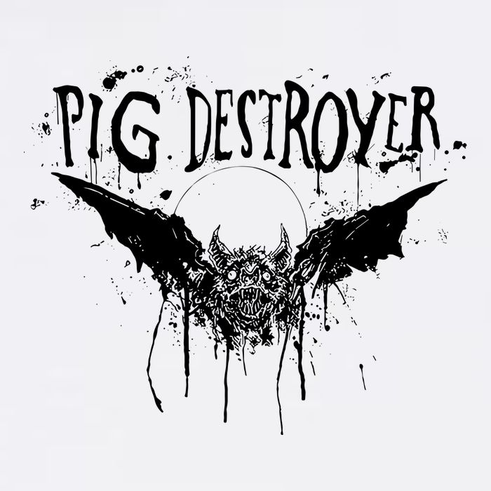 Pig Destroyer Bat Cropped Pullover Crew