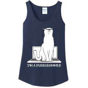 Programming Developer Coding Cat Programmer Ladies Essential Tank