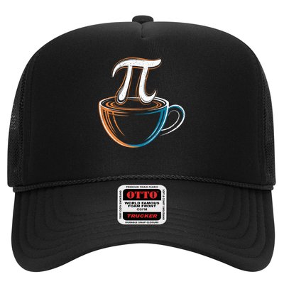 Pi Day Coffee Pi Symbol For Math Teacher _ Cute Pi Day Trucker Hat