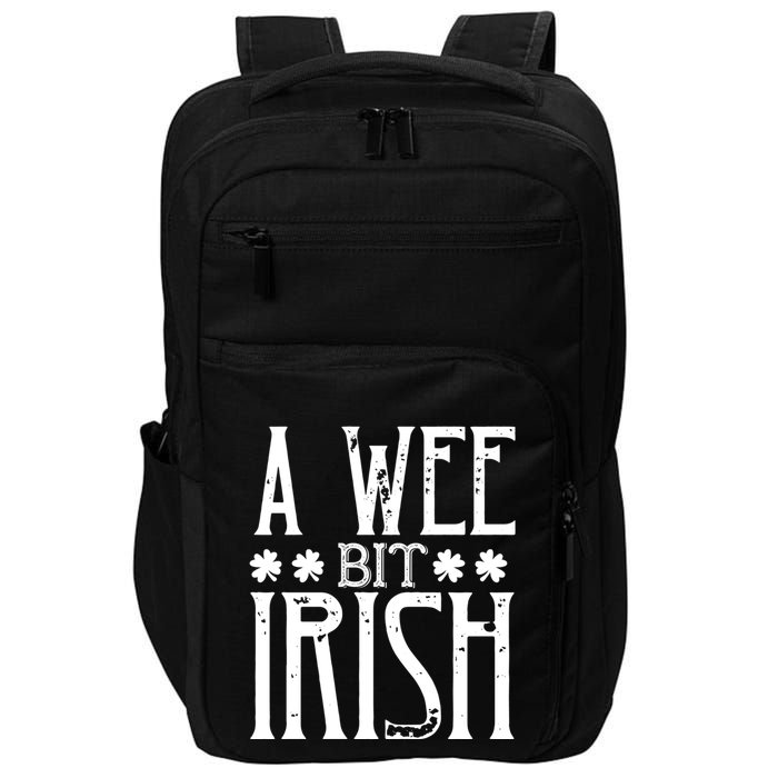 Patricks Day Costume Gift A Little Irish Cool Gift Impact Tech Backpack