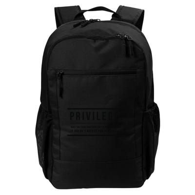 Privilege Definition Civil Rights Equality Backpack