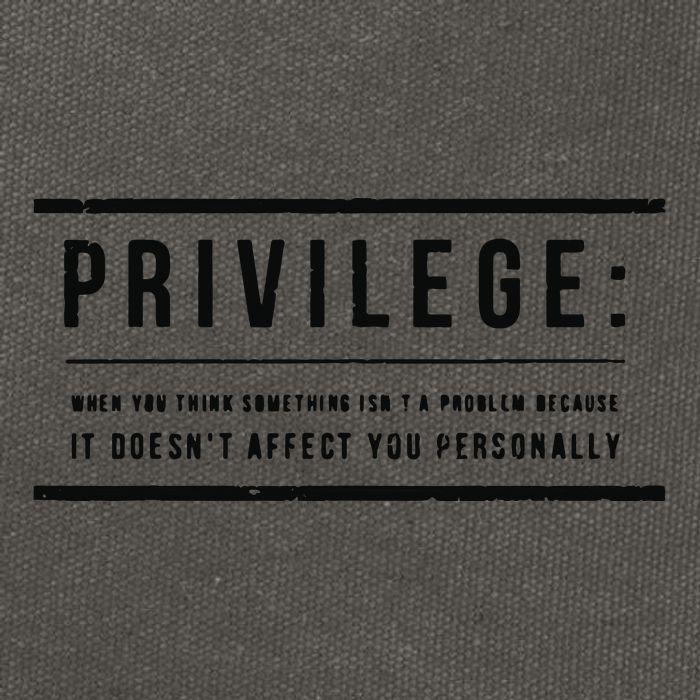 Privilege Definition Civil Rights Equality Cotton Canvas Backpack