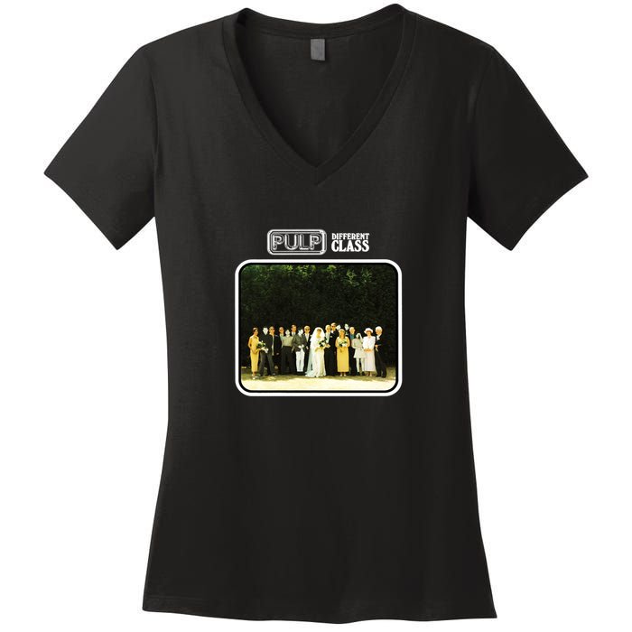 Pulp Different Class Women's V-Neck T-Shirt