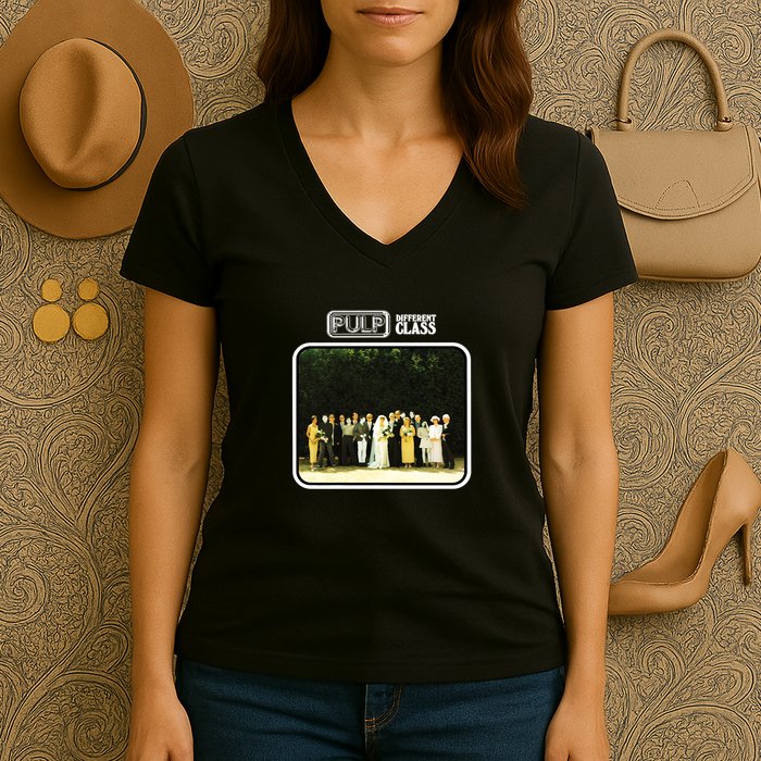 Pulp Different Class Women's V-Neck T-Shirt
