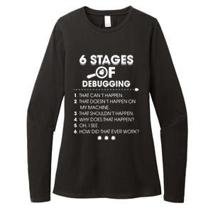 Programmer Debugging Coder Gift Womens CVC Long Sleeve Shirt