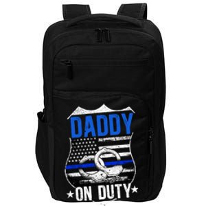 Police Dad Cop Law Enforcet Police Officer Dad Gift Impact Tech Backpack