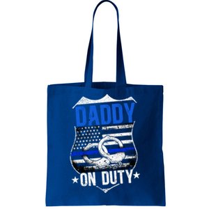 Police Dad Cop Law Enforcet Police Officer Dad Gift Tote Bag