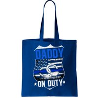 Police Dad Cop Law Enforcet Police Officer Dad Gift Tote Bag