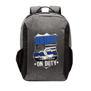 Police Dad Cop Law Enforcet Police Officer Dad Gift Vector Backpack