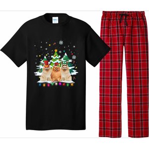 Pomeranian Dog Christmas Dogs Santa Reindeer Gift Pajama Set