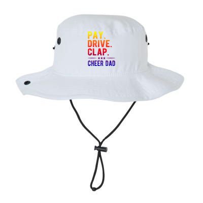 Pay Drive Clap Cheer Dad Cheerleading Father Cheerleader Gift Legacy Cool Fit Booney Bucket Hat